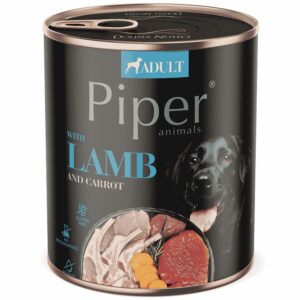 PIPER WITH LAMB AND CARROT, влажный корм для собак с ягненком и морковкой 400G