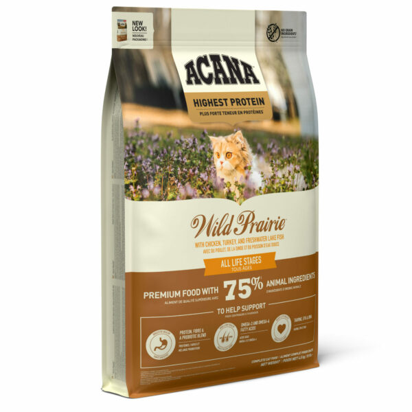 ACANA-Cat-Highest-Protein-Wild-Prairie-Front-Right-4.5kg-EMEA-APAC-1-scaled-e1728568878558